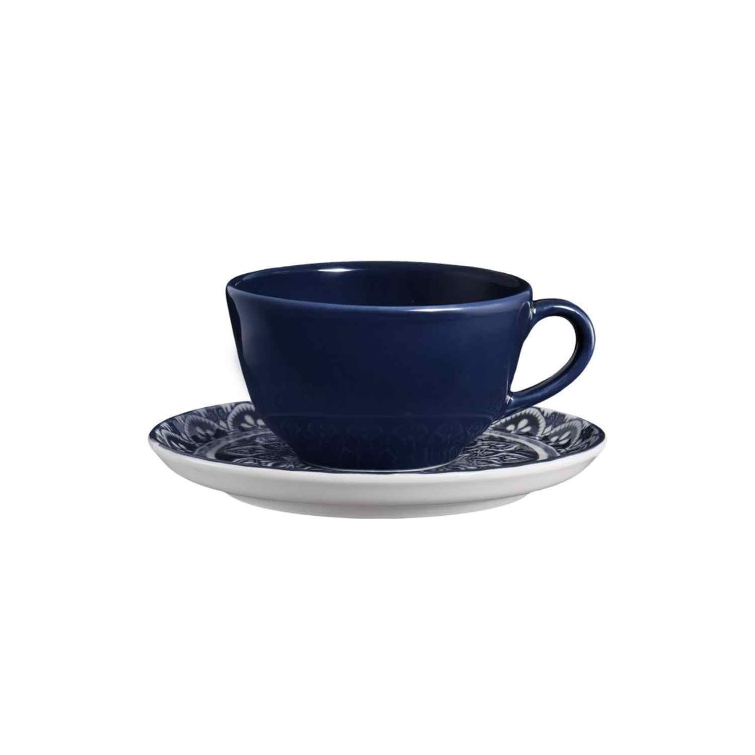 Taza de te con plato Malaga 200 ml OXFORD